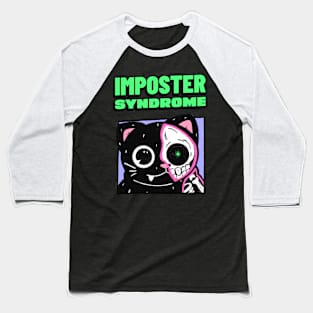 funny imposter syndrome cat Baseball T-Shirt